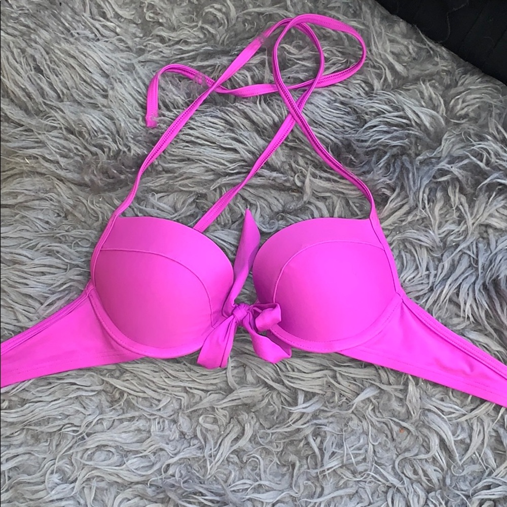 Magenta bikini top